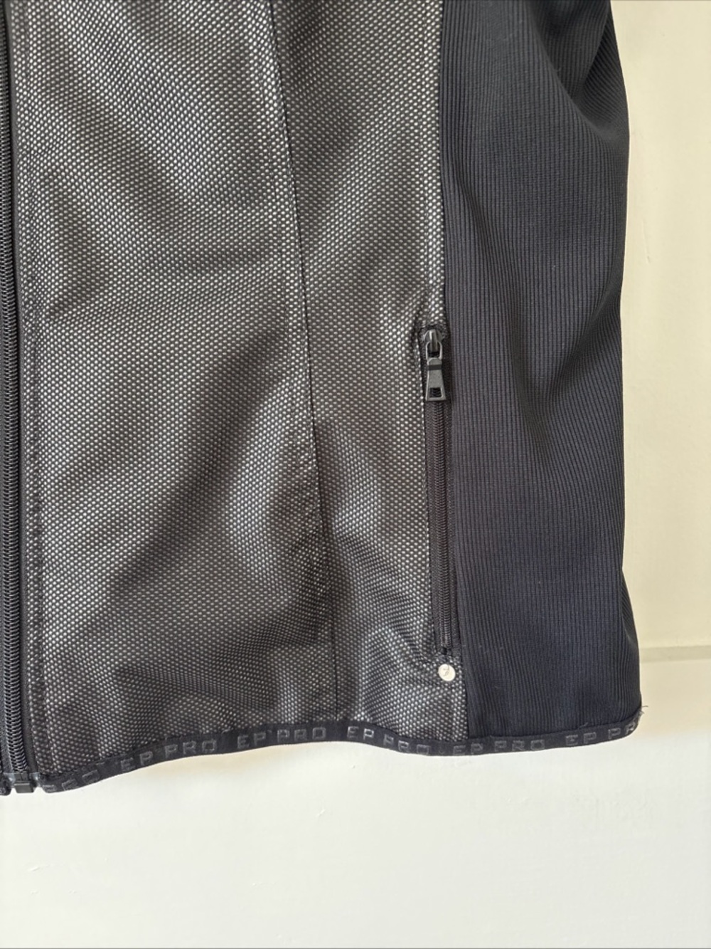 EP Pro Golf Vest Size XL Full Zip Mock Neck Sports Zip Pockets Black Active - Picture 7 of 16